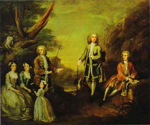William Hogarth - The Ashley and Popple Family