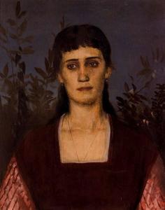 Arnold Bocklin - Portrait de Clara Bruckmann-Böcklin