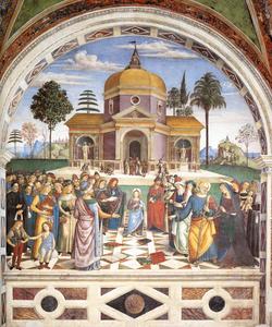 Bernardino Di Betto (Pintoricchio) - Christ among the Doctors