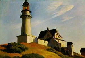 Edward Hopper - Lighthouse at Two Lights