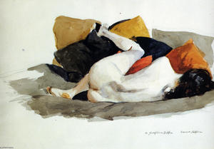 Edward Hopper - Reclining Nude