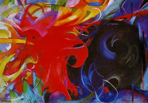 Franz Marc - Fighting Forms