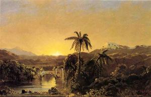 Frederic Edwin Church - Sunset in Ecuador