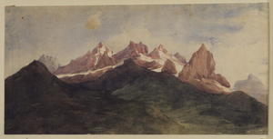 George Frederic Watts - Alpine landscape