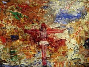 James Ensor - Le Christ agonissant