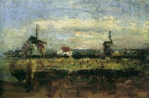 James Ensor - The two mills