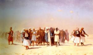 Jean Léon Gérôme - Egyptian Recruits Crossing the Desert