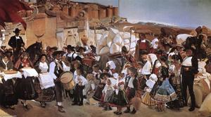 Joaquin Sorolla Y Bastida - The Bread Fiesta (Castile)