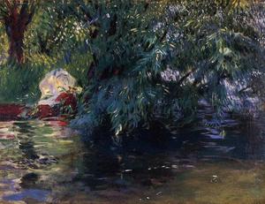 John Singer Sargent - A Backwater, Calcot Mill near Reading