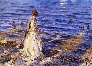 John Singer Sargent - Girl Fishing