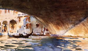 John Singer Sargent - Under the Rialto Bridge