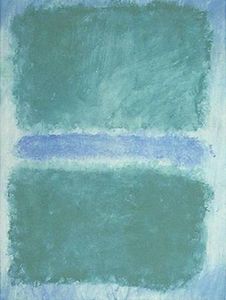 Mark Rothko (Marcus Rothkowitz) - Green Divided by Blue