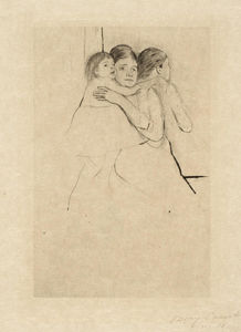Mary Stevenson Cassatt - Mother Berthe Holding Her Child