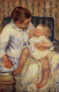 Mary Stevenson Cassatt - The Child-s Bath
