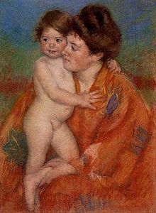 Mary Stevenson Cassatt - Woman with Baby