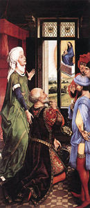 Rogier Van Der Weyden - Pierre Bladelin Triptych - left panel