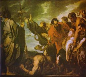 Anthony Van Dyck - Moses and the Serpent