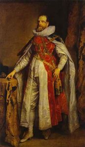 Anthony Van Dyck - Portrait of Henry Danvers, Earl of Danby, as a Knight of the Order of the Garter
