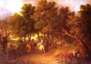 Thomas Gainsborough - Pesants Returning from Market