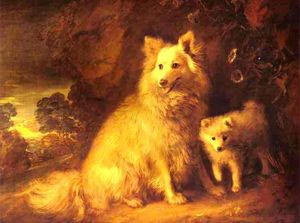 Thomas Gainsborough - Pomeranian Bitch and Pup