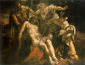 Tintoretto (Jacopo Comin) - Descent from the Cross