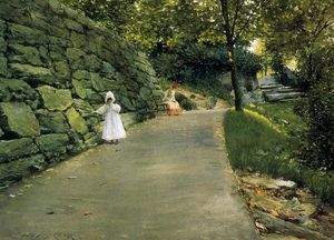 William Merritt Chase - In the Park - a By-Path
