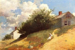 Winslow Homer - Houses on a Hill