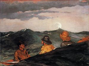 Winslow Homer - Kissing the Moon