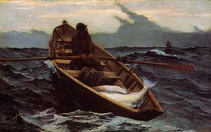 Winslow Homer - The Fog Warning - (buy famous paintings)