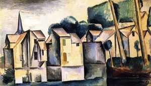 André Derain - Houses on the Waterfront