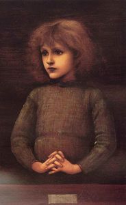 Edward Coley Burne-Jones - Portrait of a Young Boy