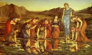 Edward Coley Burne-Jones - The Mirror of Venus