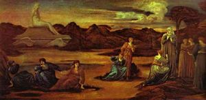 Edward Coley Burne-Jones - The Passing of Venus