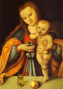 Lucas Cranach The Elder - Madonna and Child 1