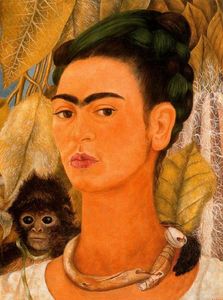 Frida Kahlo - Autorretrato con mono