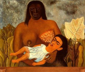 Frida Kahlo - My Nurse and I