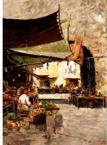 Alberto Pasini - Market Day