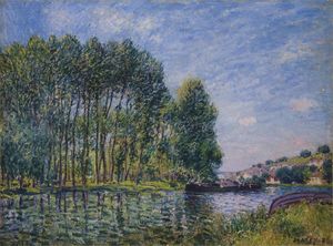 Alfred Sisley - Spring on the Loing River