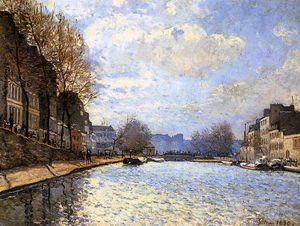 Alfred Sisley - View of the Canal St. Martin