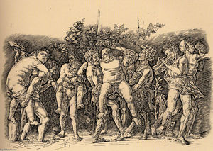 Andrea Mantegna - Bacchanal with Silenus