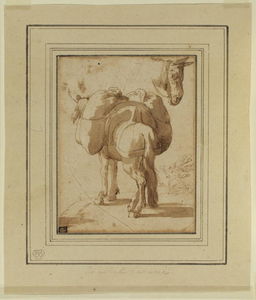Annibale Carracci - Donkey laden with packs
