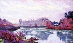 Jean Baptiste Armand Guillaumin - Banks of the Marne in Winter