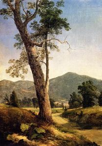 Asher Brown Durand - Landscape beyond the tree