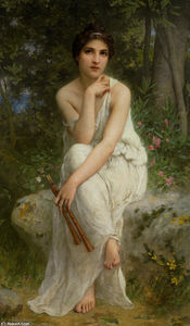 Charles Amable Lenoir - The Flute Player