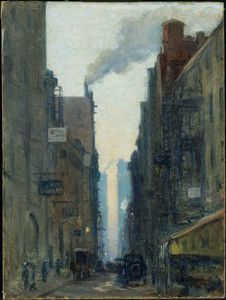 Ernest Lawson - New York street scene