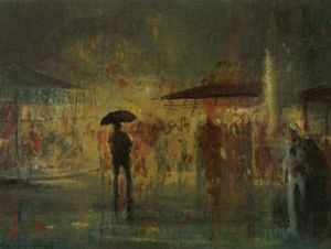 Everett Shinn - Fair Man In Rain