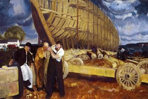 George Wesley Bellows - Builders of Ships