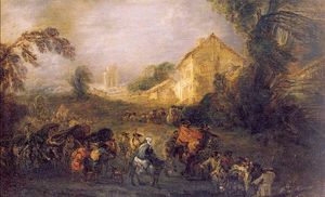 Jean Antoine Watteau - The Burdens of War
