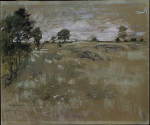 John Henry Twachtman - Pastures, Greenwich, Connecticut