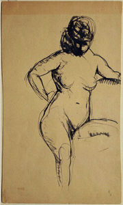 Robert Henri - Female Nude